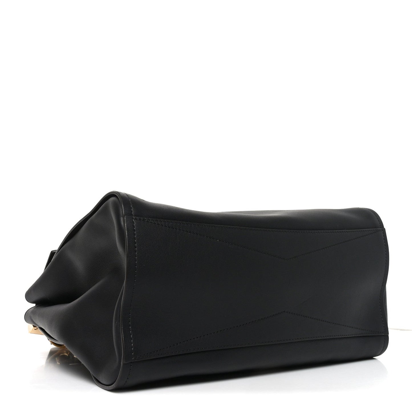 Calfskin Medium Mystic Shoulder Bag Black