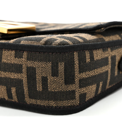 Fabric Jacquard FF 1974 Mini Baguette Tobacco Moro Black