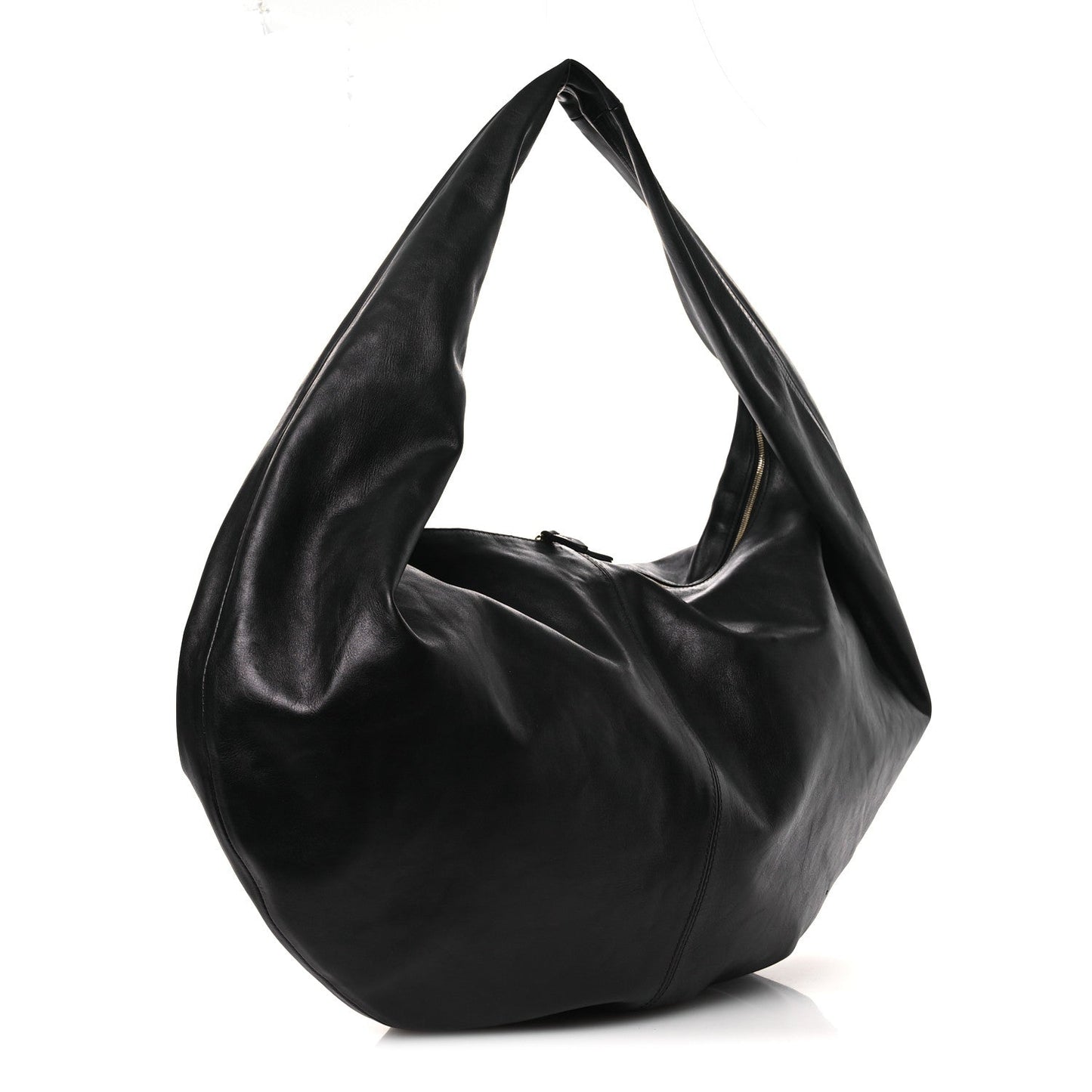 Vintage Calfskin Extra Large Olivia Hobo Black
