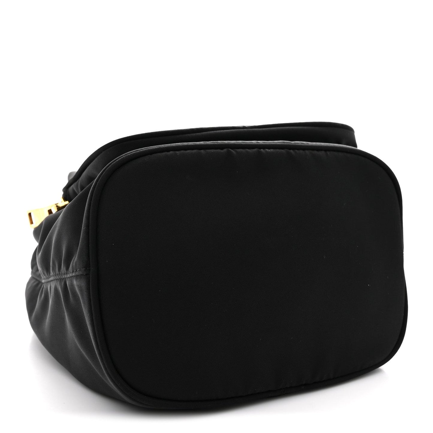 Re-Nylon Duet Drawstring Shoulder Bag Black
