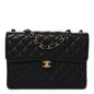Caviar Jumbo Single Flap Black