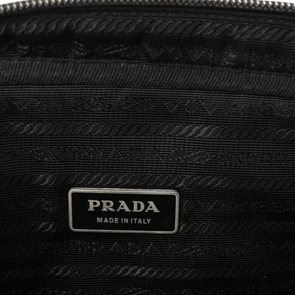 Saffiano Tessuto Nylon Small Briefcase Black
