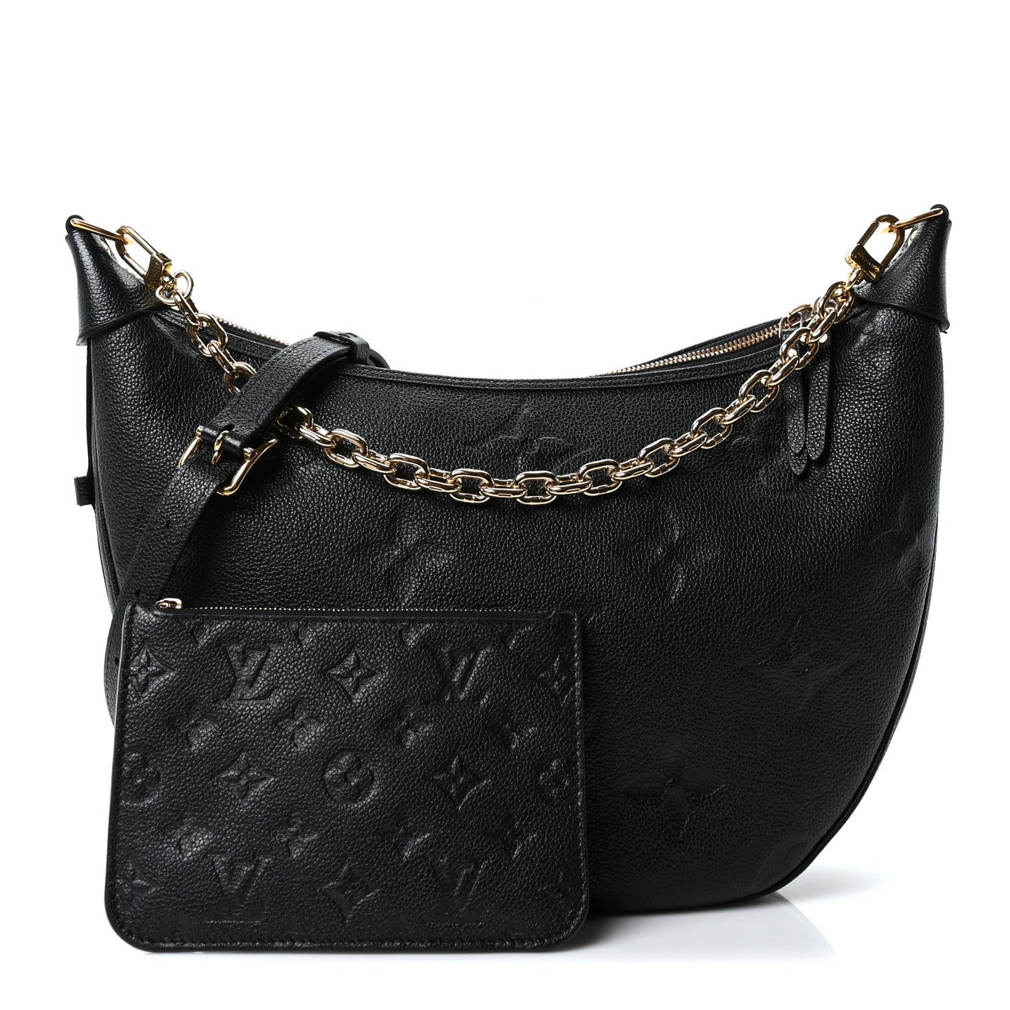 Empreinte Monogram Giant Loop Hobo Black