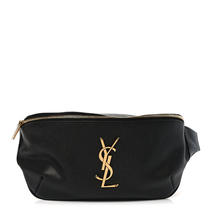 Grain De Poudre Monogram Belt Bag Black