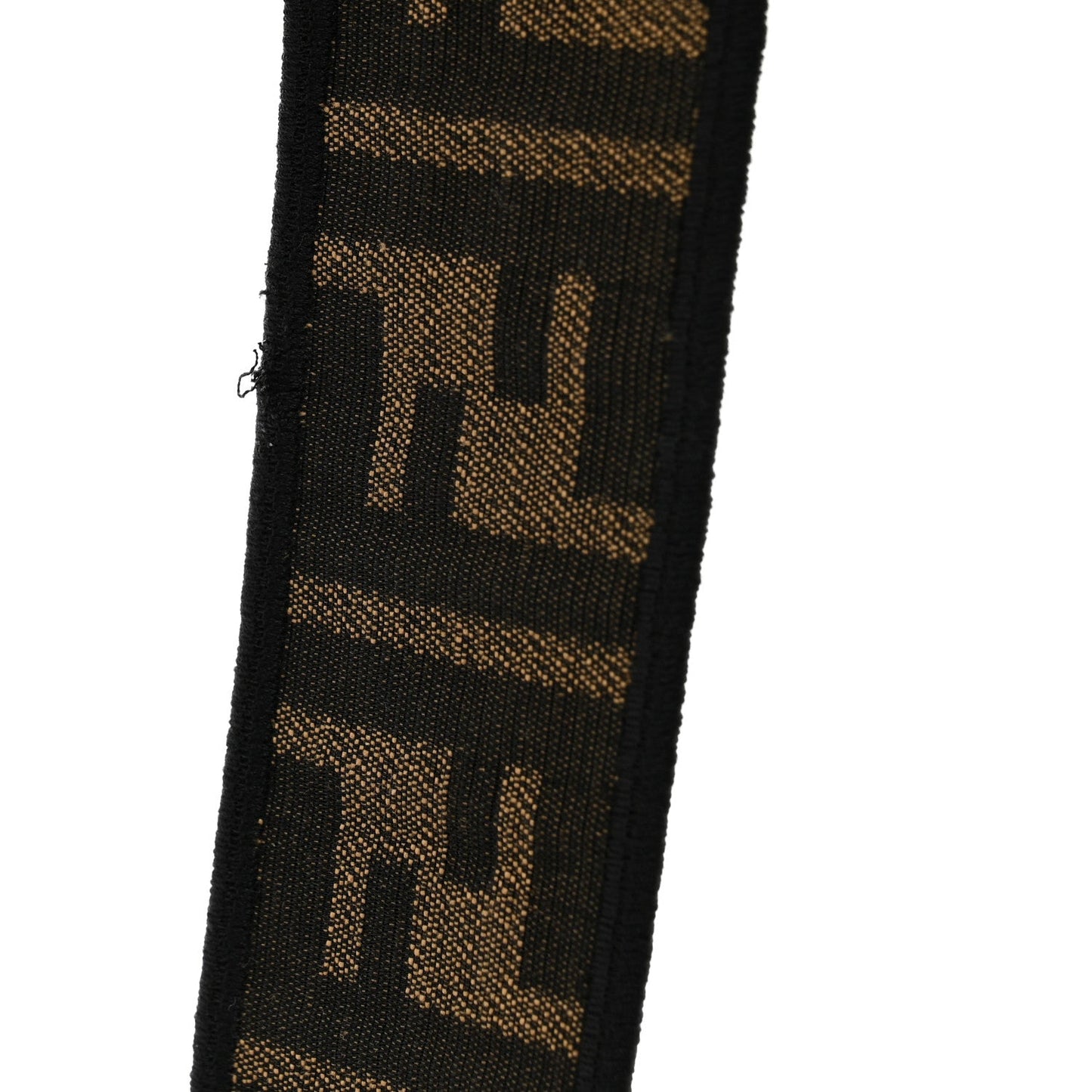 Fabric Jacquard FF 1974 Medium Baguette Tobacco Moro Black