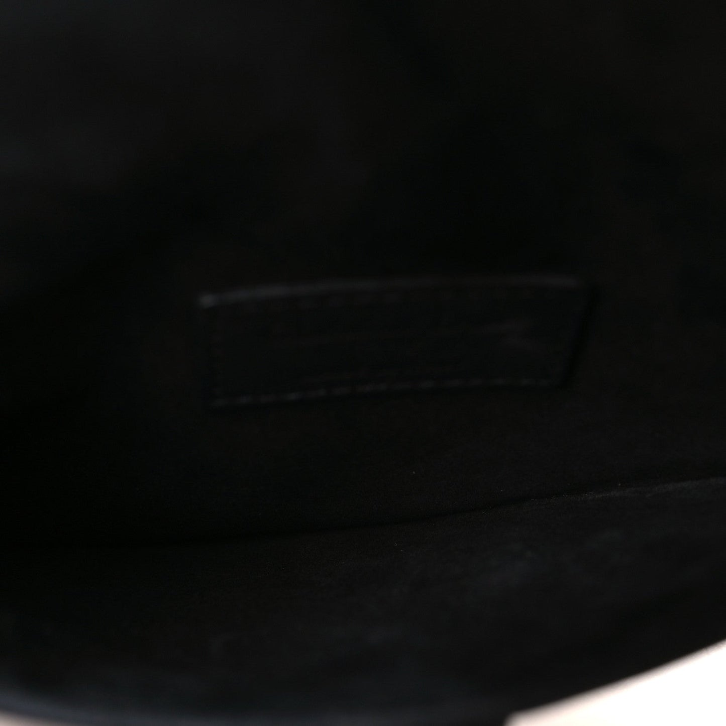 Ultra Matte Calfskin Saddle Belt Bag Black