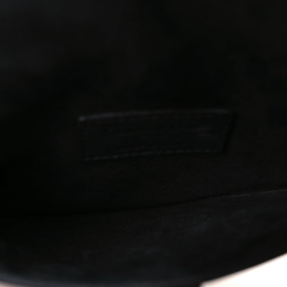 Ultra Matte Calfskin Saddle Belt Bag Black
