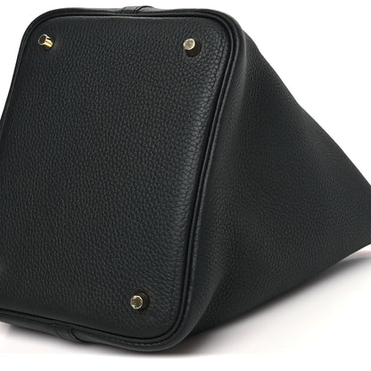 Taurillon Clemence Picotin Lock 22 MM Black