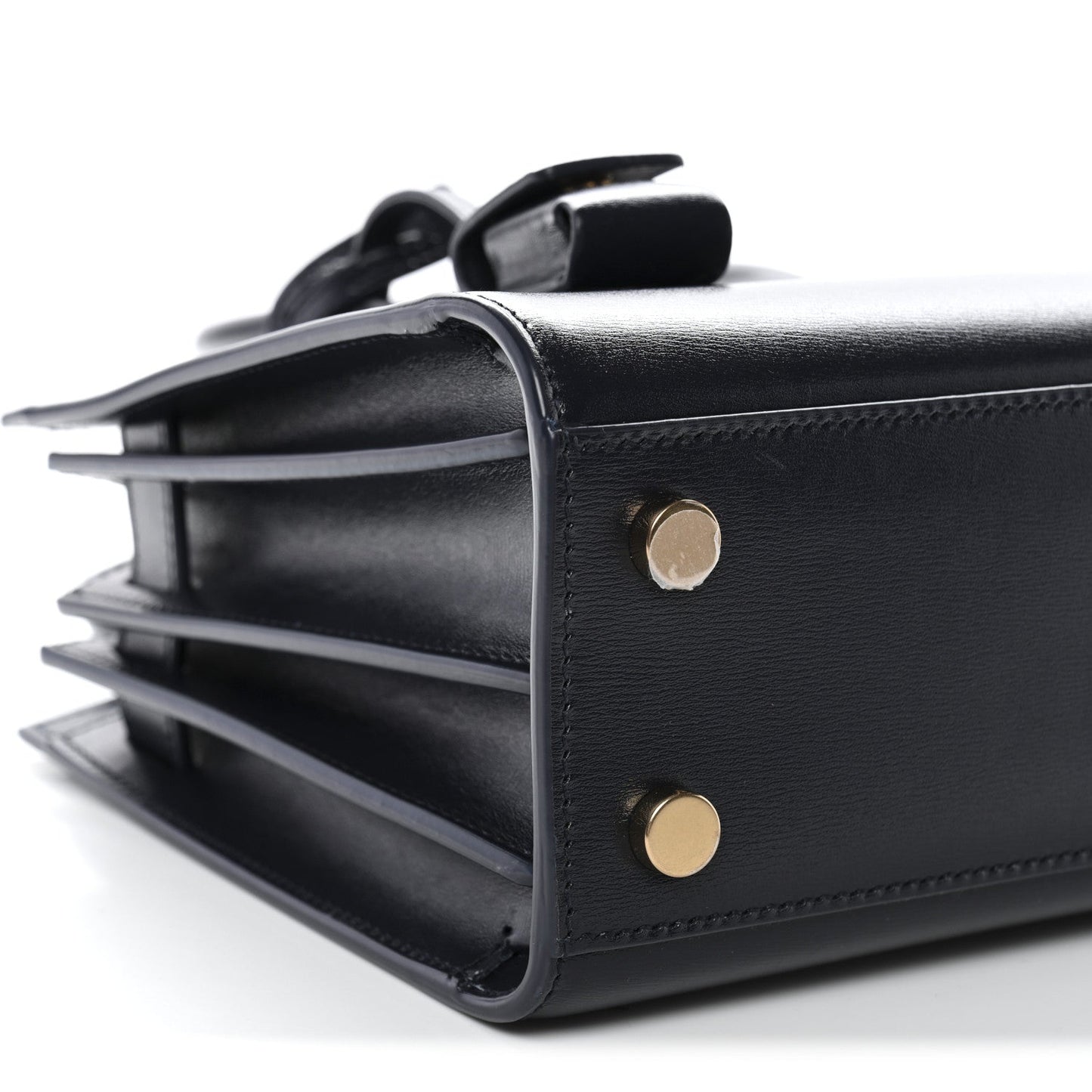 Calfskin Nano Sac De Jour Deep Marine