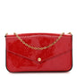Vernis Felicie Pochette Chain Wallet Cherry