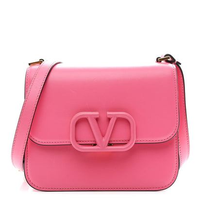 Smooth Calfskin Small VSling Shoulder Bag Pink