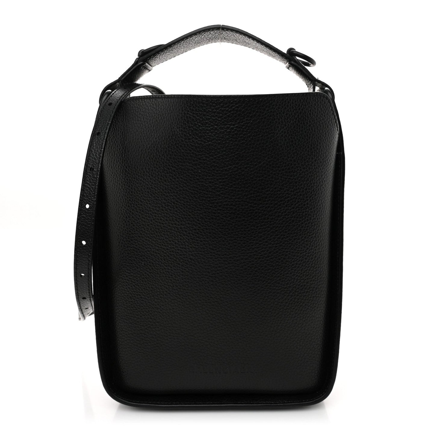 Calfskin Logo XS Tool 2.0 North-South Tote Black
