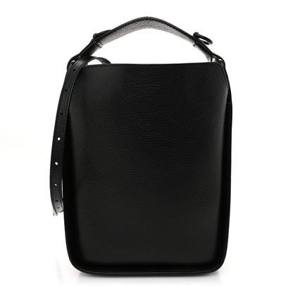 Calfskin Logo XS Tool 2.0 North-South Tote Black