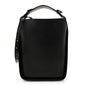 Calfskin Logo XS Tool 2.0 North-South Tote Black