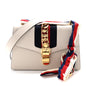 Calfskin Small Sylvie Shoulder Bag Off White
