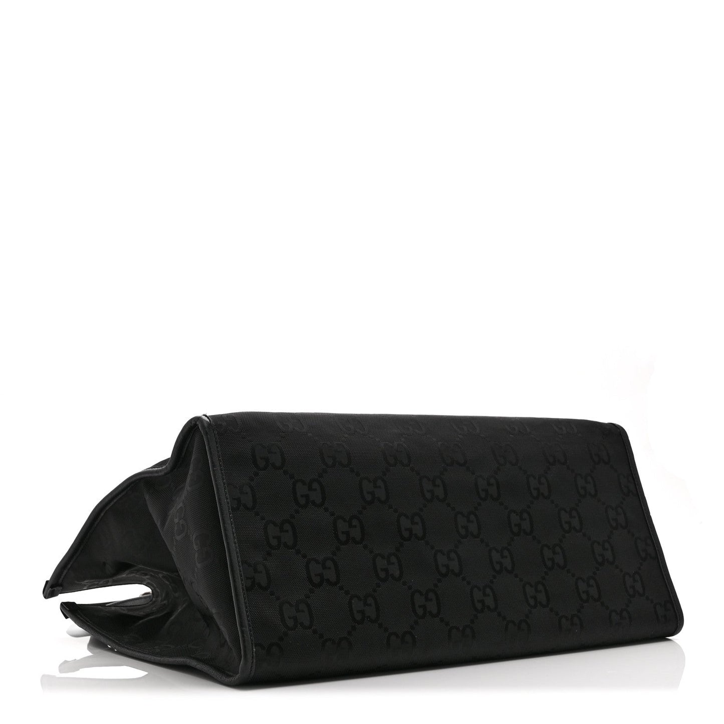 Econyl Nylon Monogram Large Off The Grid Tote Bag Black