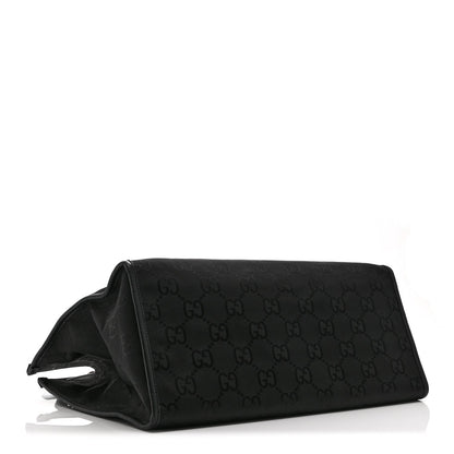 Econyl Nylon Monogram Large Off The Grid Tote Bag Black