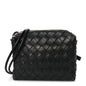 Nappa Intrecciato Mini Loop Camera Bag Black