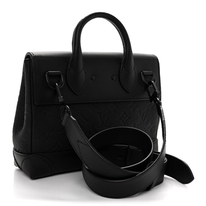 Taurillon Monogram Steamer PM NM Black