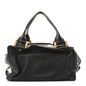 Goatskin Large Dalston Satchel Black