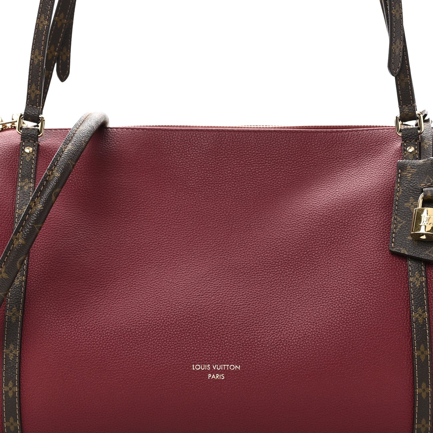 Calfskin Monogram Express MM Carmin Red