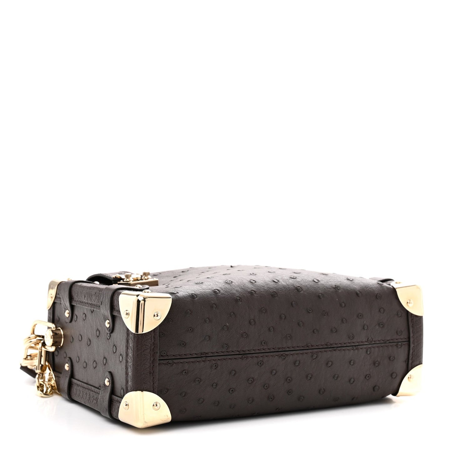 Ostrich Side Trunk MM Marron