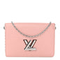 Epi Twist Belt Chain Wallet Rose Ballerine