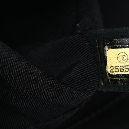 Lambskin Stitched Medium Boy Flap Black