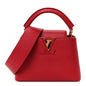 Taurillon Mini Capucines Scarlet