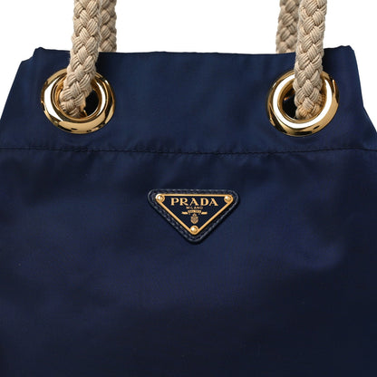 Re-Nylon Triangle Mariner Bucket Bag Baltico