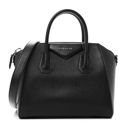 Sugar Goatskin Small Antigona Black
