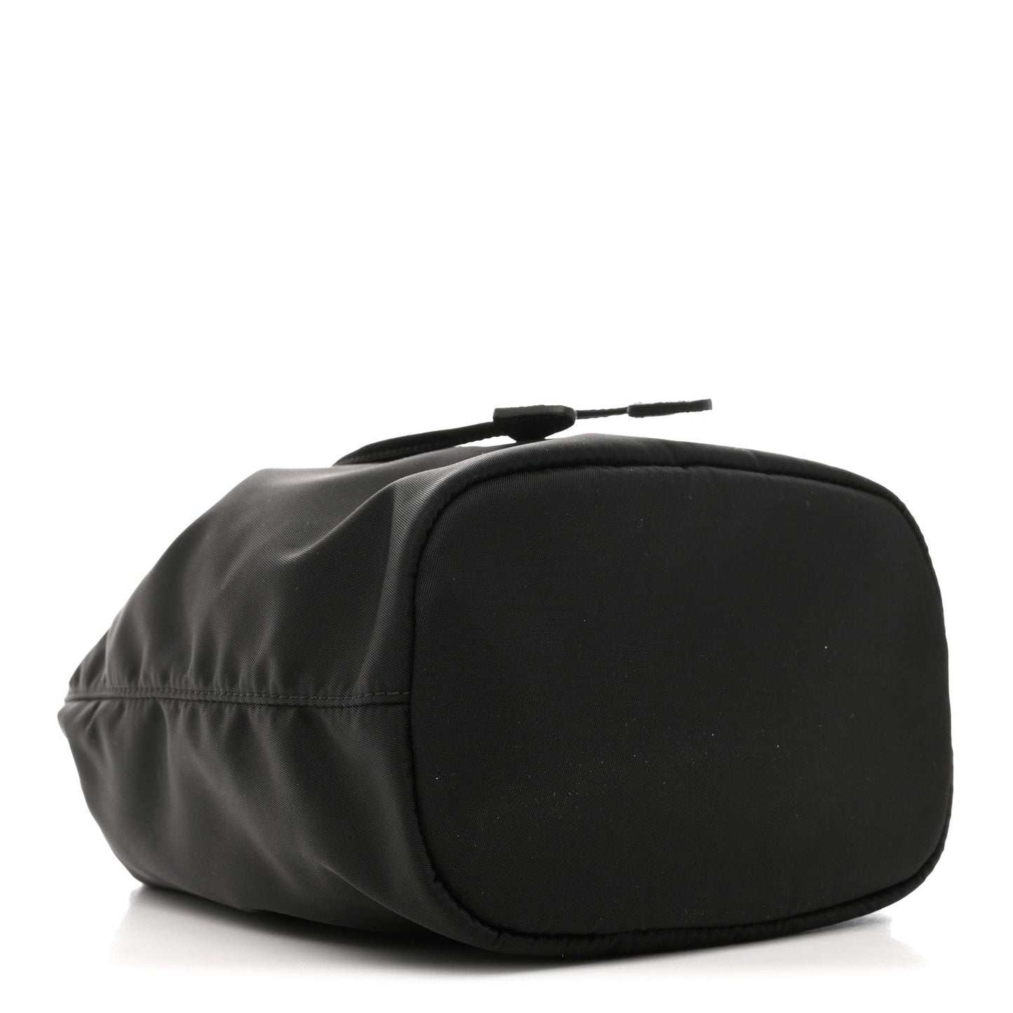 Re-Nylon Vela Drawstring Wristlet Pouch Black