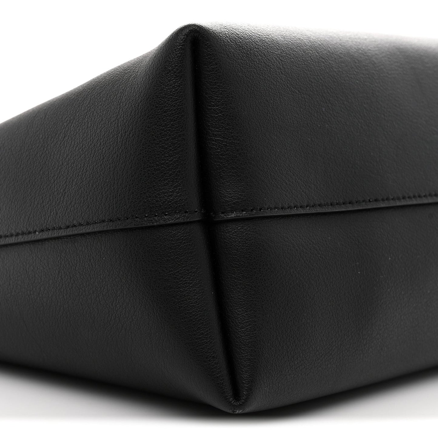 Calfskin Large Shopping Tote Black