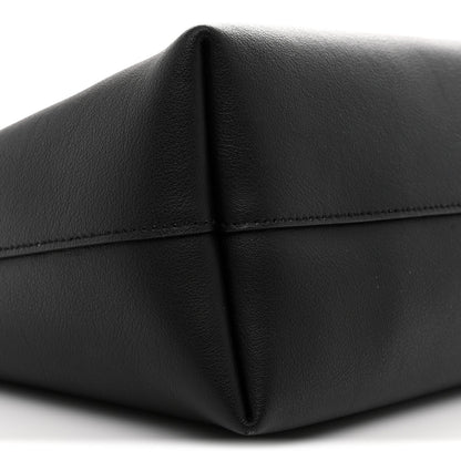 Calfskin Large Shopping Tote Black
