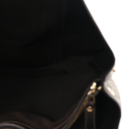 GG Plus Monogram Joy Vertical Tote Dark Brown