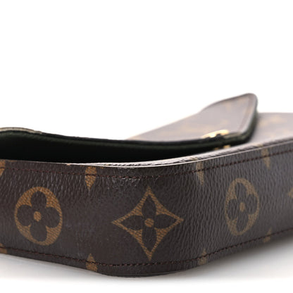 Monogram Felicie Strap & Go Kaki