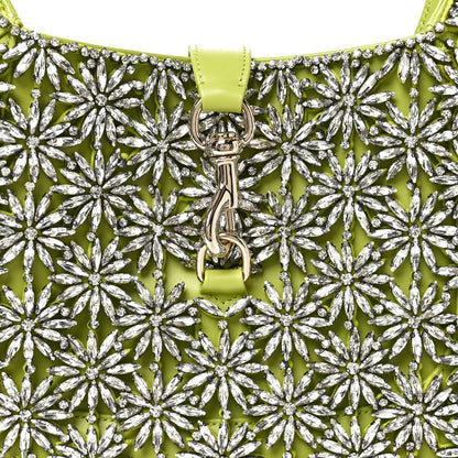 Calfskin Crystal Small Jackie 1961 Hobo Bag Green