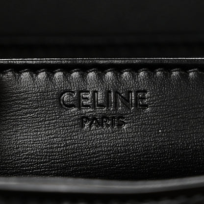 Calfskin Besace Clea Chain Triomphe Black