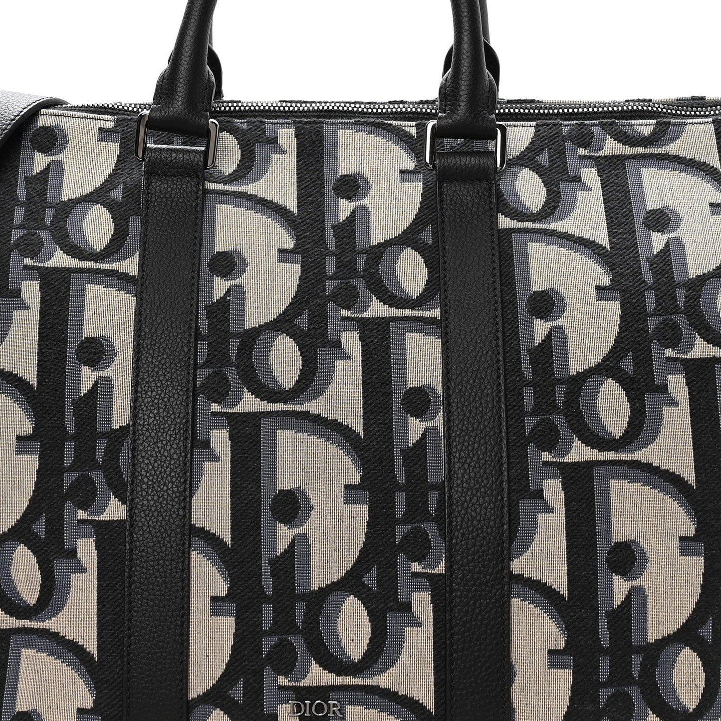 Maxi Oblique Jacquard Weekender 40 Beige Black