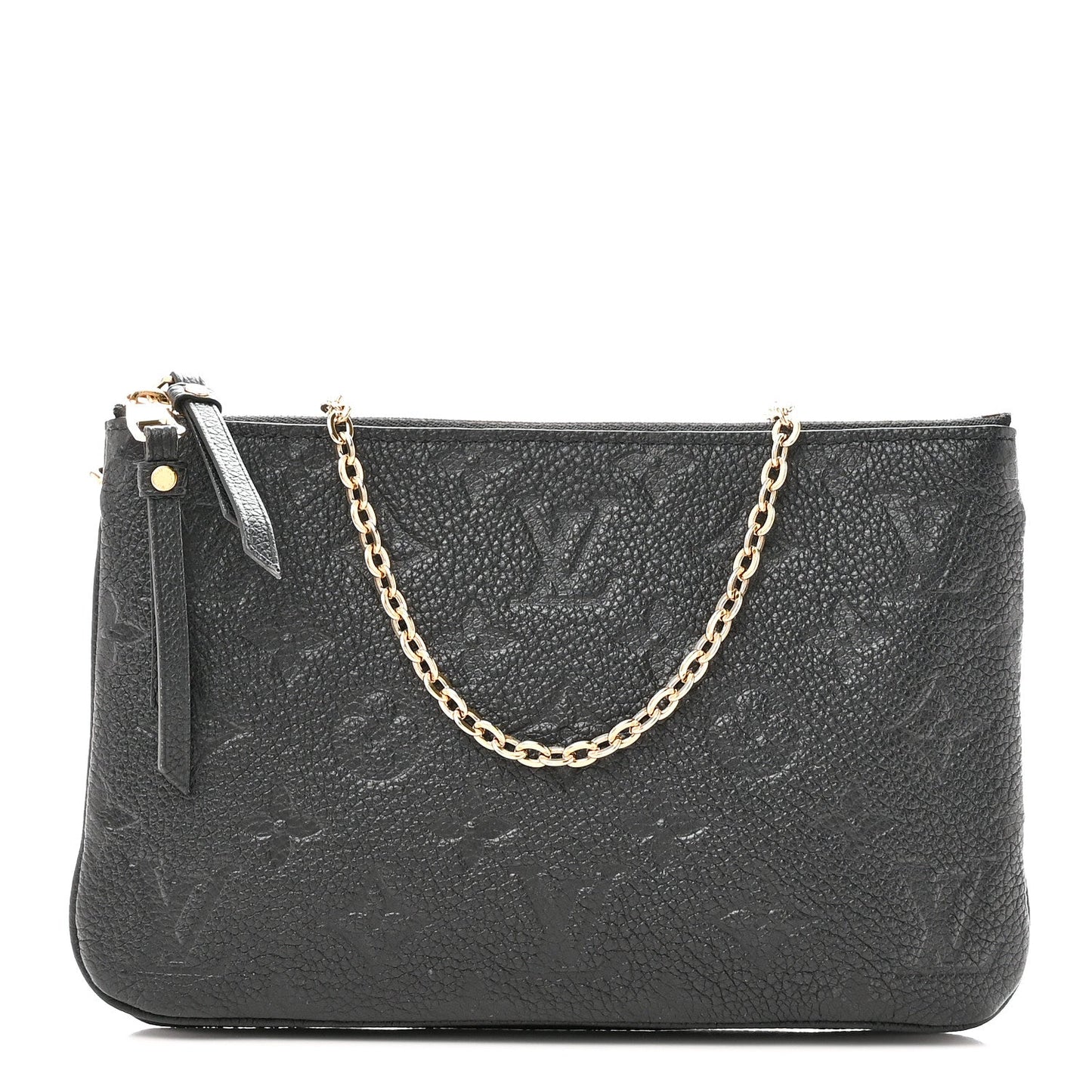Empreinte Double Zip Pochette Black