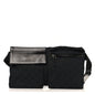 GG Monogram Double Pocket Belt Bag Black