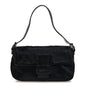 Calf Hair Baguette Black