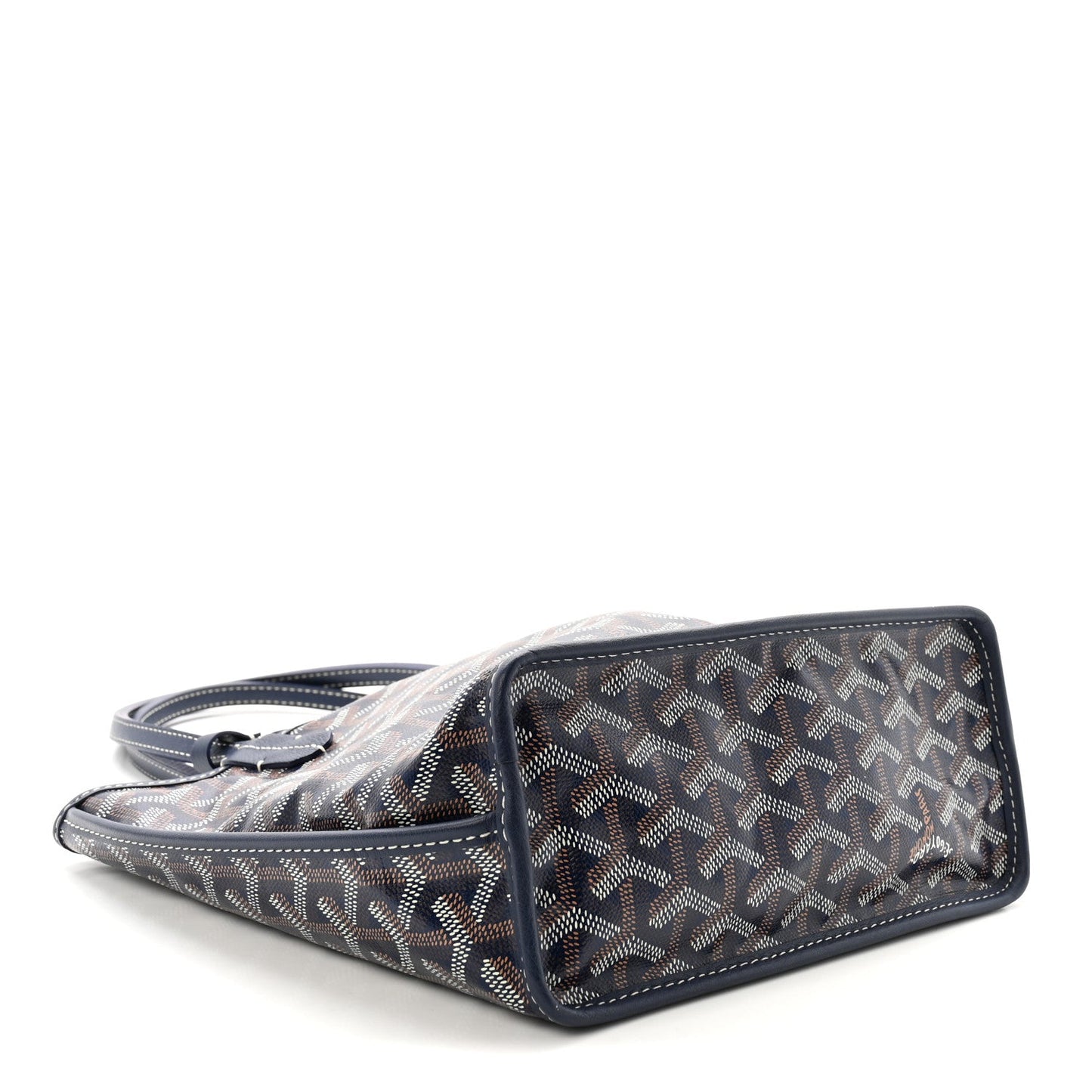 Goyardine Reversible Mini Anjou Navy