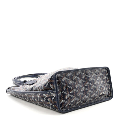 Goyardine Reversible Mini Anjou Navy