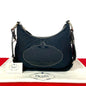 Prada Nylon Leather Shoulder Bag