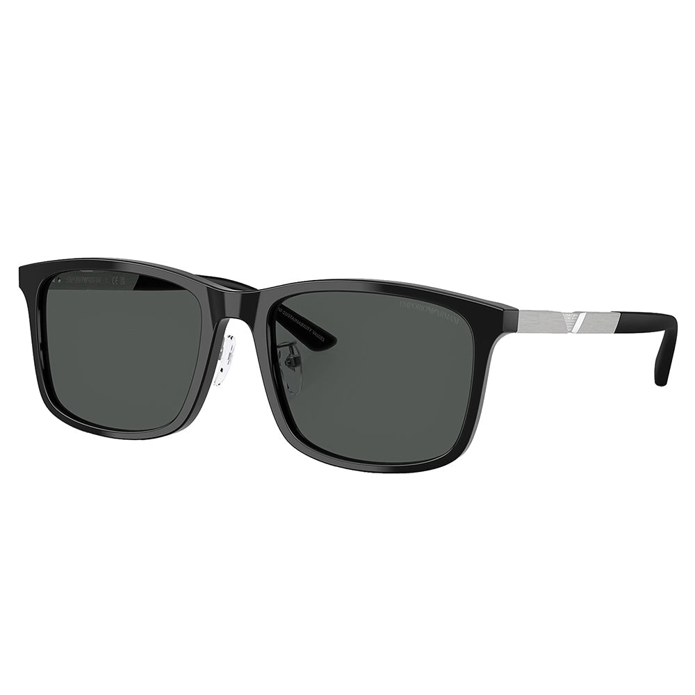 EA 4241D 501787 57mm Unisex Square Sunglasses