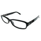 MMJ 542 807 53mm Unisex Rectangle Eyeglasses Black