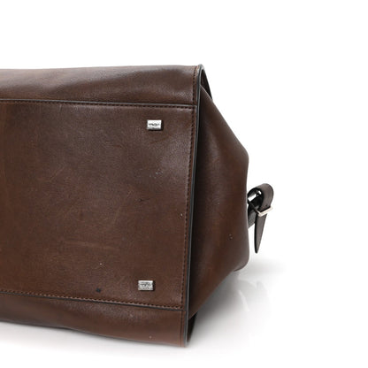 Polished Saddle Calfskin Soft Margaux 15 Chestnut