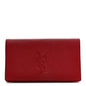 Calfskin Monogram Large Belle De Jour Clutch Red