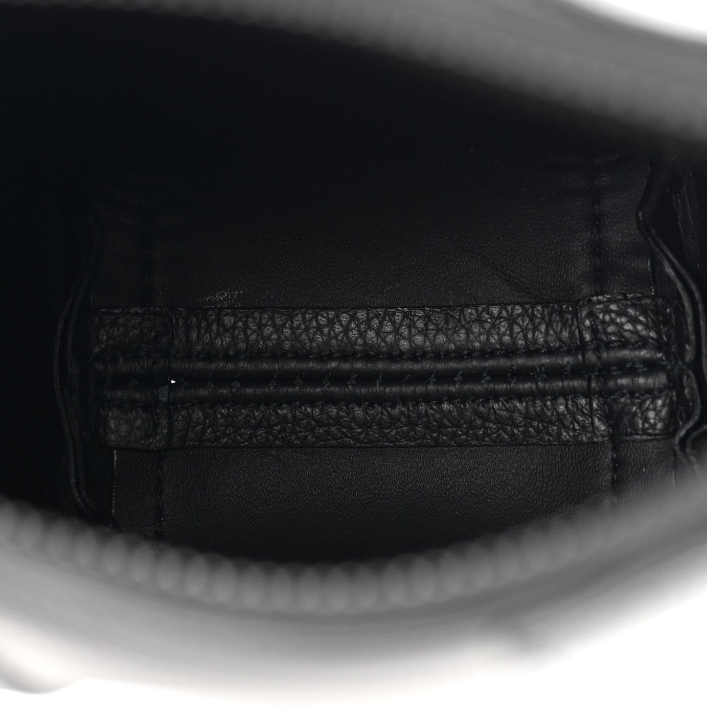 Calfskin Hourglass Phone Holder Bag Black